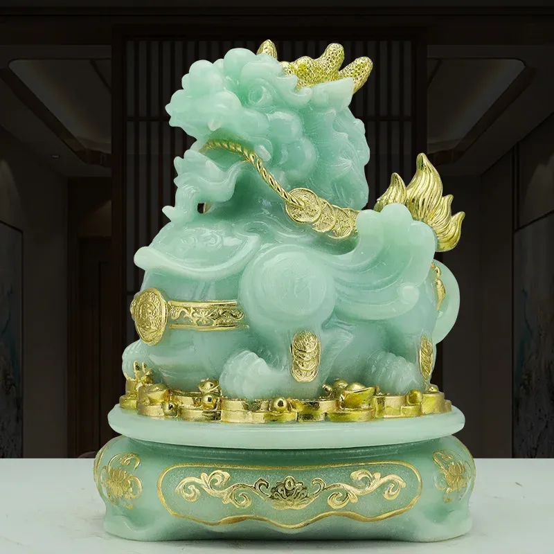 Precision Afralia™ Wealth Toad Brave Ornament: Feng Shui Living Room Decor Gift