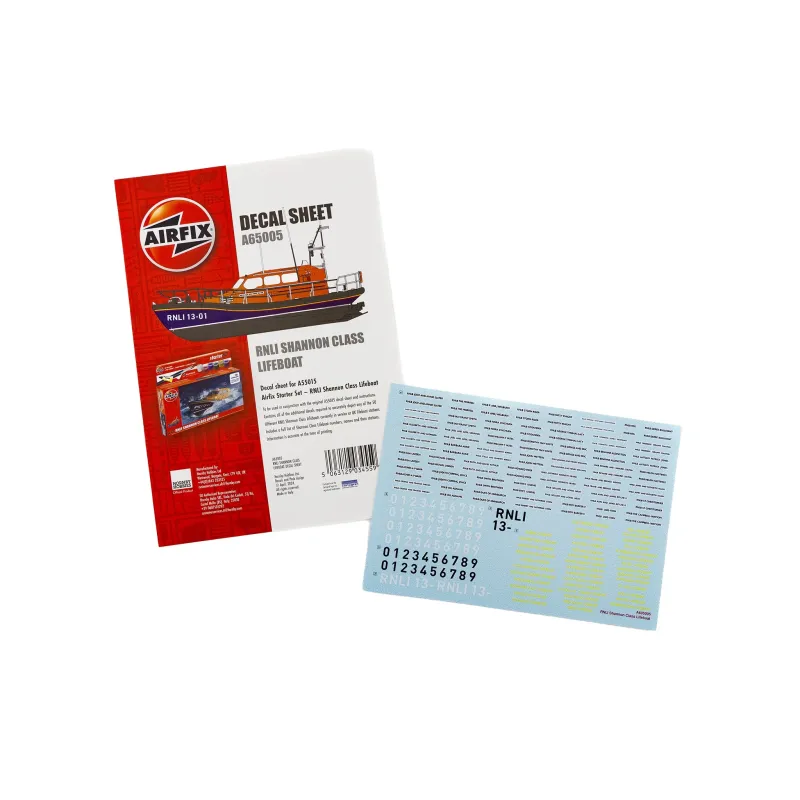 Precision Airfix RNLI Shannon Decal Sheets