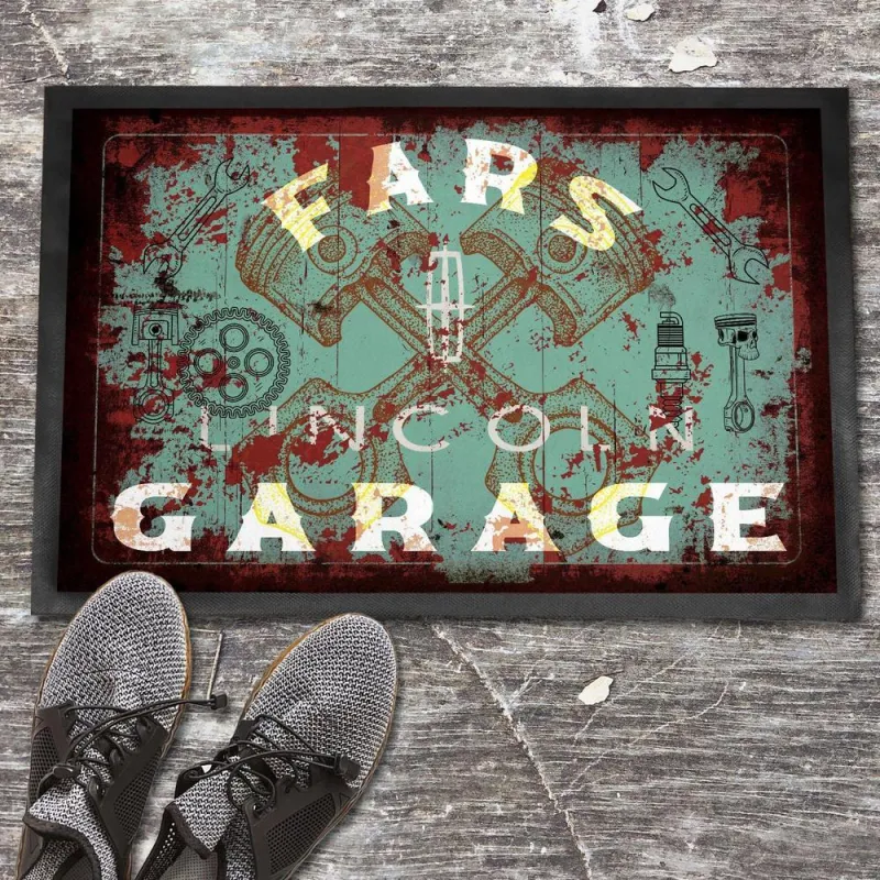 Precision Lincoln Dad's Garage Classic Doormat