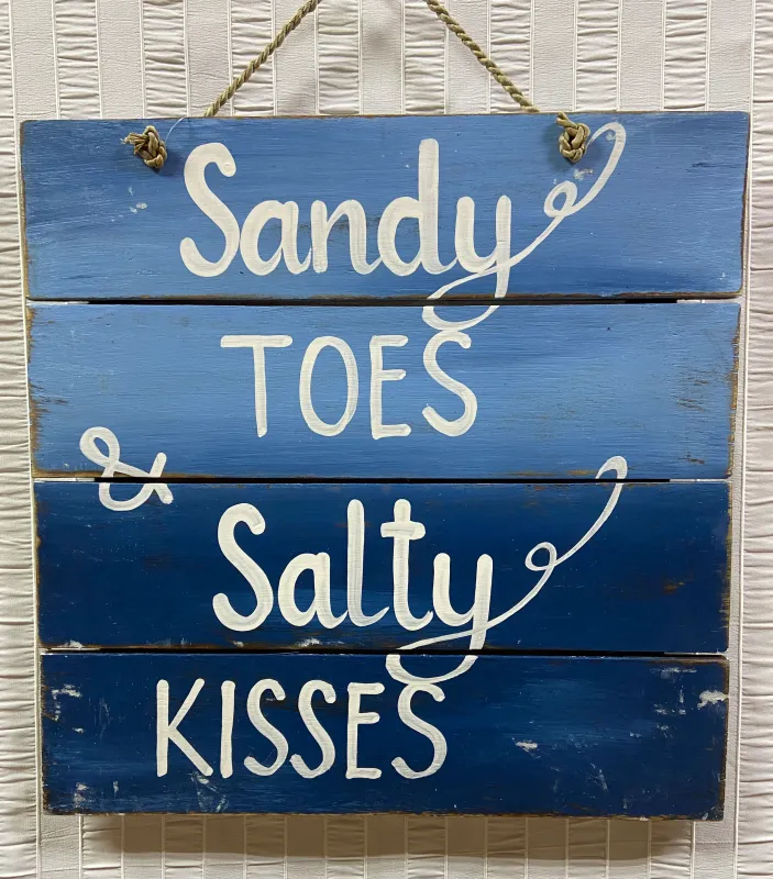 Precision Sandy Toes Signs from Bali