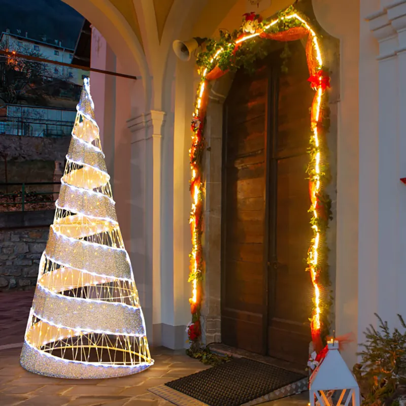 5' Pre-lit Christmas Cone Tree - 20V