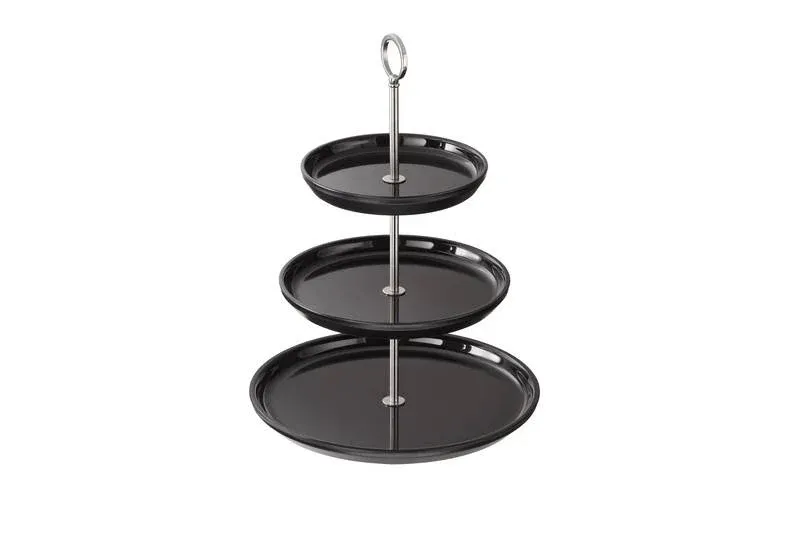 Premium Quality Alzata Melamina Nera