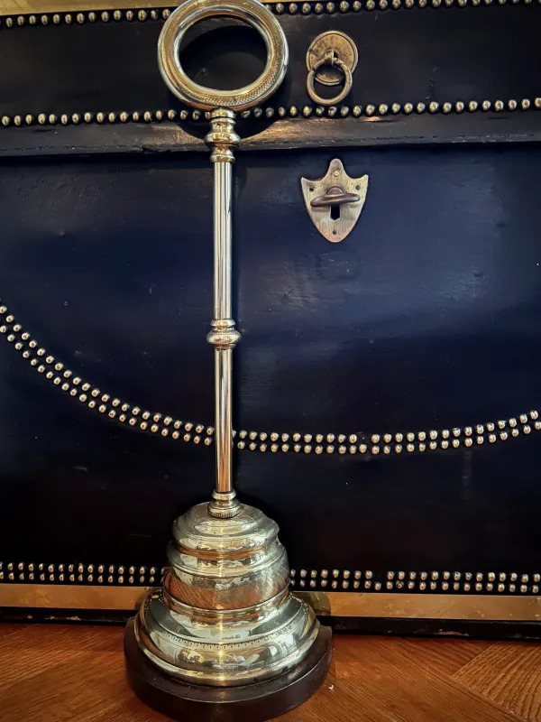 Premium Quality Georgian warm alloy bell-shaped doorstop. English Circa 1820