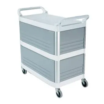 Premium Quality Rubbermaid X-Tra Cart Trolley - 3 Sided