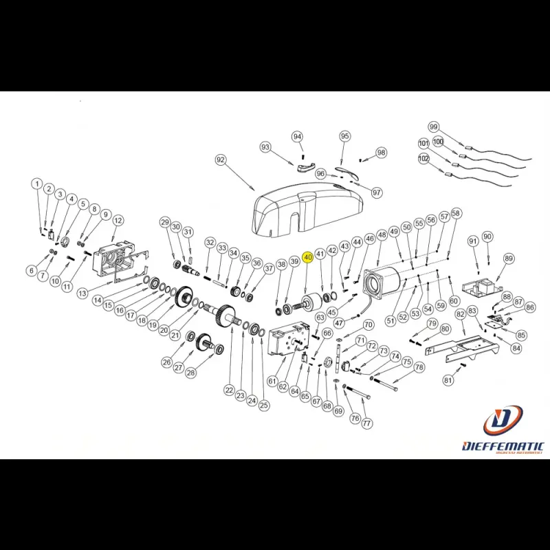 Professional Grade 9011 Gruppo Albero Motore Essential Bazer Ricambio