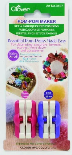Professional Grade Clover Pom Pom Makers