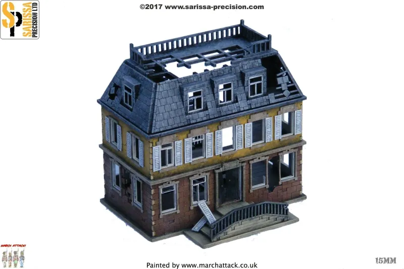 Professional Grade Destroyed Chateau - 15mm