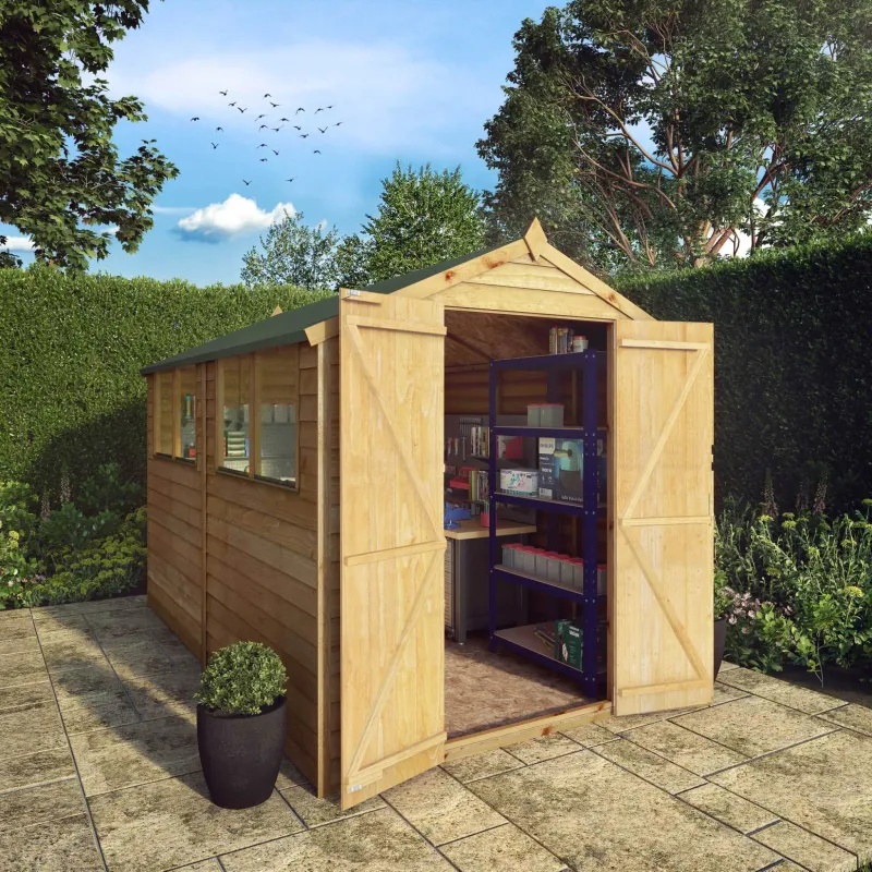 Professional Grade Mercia 10ft x 6ft Overlap Apex Shed