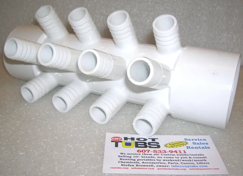 Professional Grade 12 Port 3/4 inch PVC jet Manifold KIT