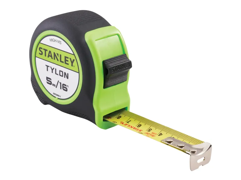Professional Grade Stanely 5m Hi Vis Tape