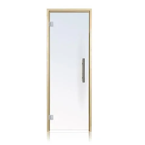 ProSaunas Crystal Glass Sauna Door 24x81 Aspen