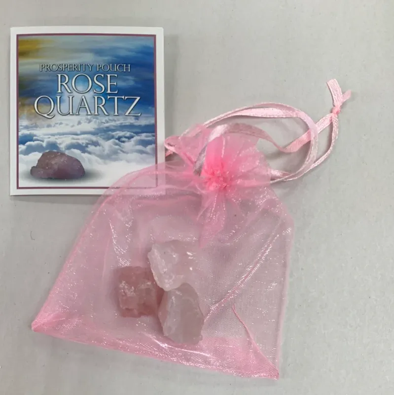 Prosperity Pouches/Rose Quartz Home & Workshop