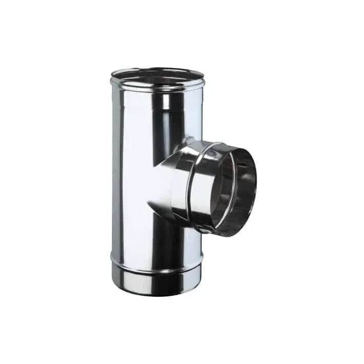 Raccordo T da 90° Gradi Camini Wierer Acciaio Inox Vari Diametri