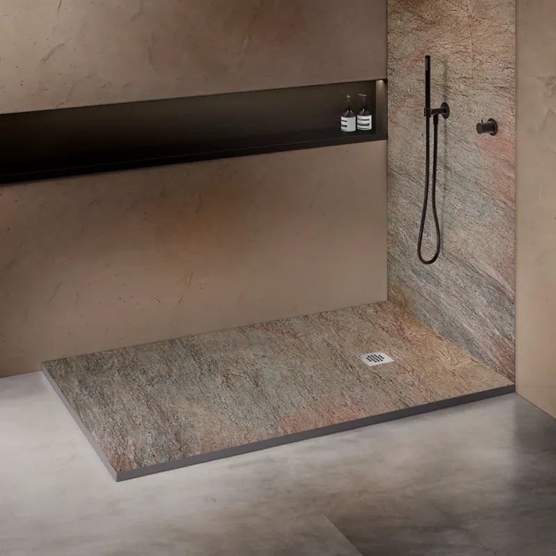 Receveur de douche surplus plat PIERRE NATURELLE Cuprus Compatible DeWALT Batteries