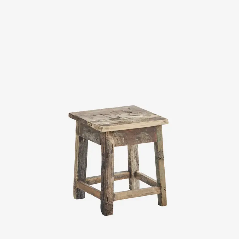 Recycled Hardwood Stool