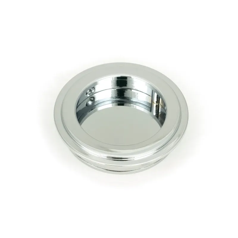 Reflective Chrome 60mm Art Deco Round Pull | From Anvil