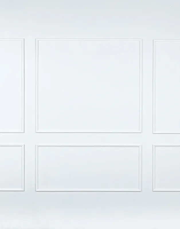 Removable & Long-lasting use ~ Six Piece Self-Adhering Wall Moulding Kit