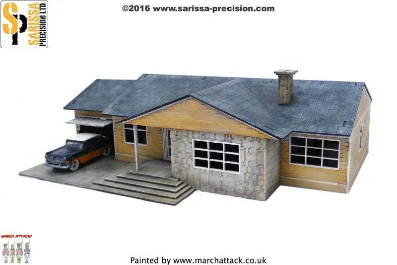 Residential Ranch Style (Garage LHS) Industrial Design