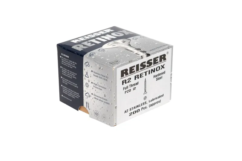 R2 Retinox Rust-proof Steel Screws 4 X 40 Cp