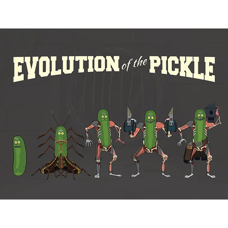 Rick And Morty (Evolution Pickle) 60X80