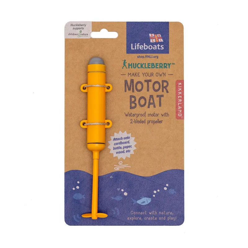 RNLI + Huckleberry Make Your Own Motorboat Kit Accessories
