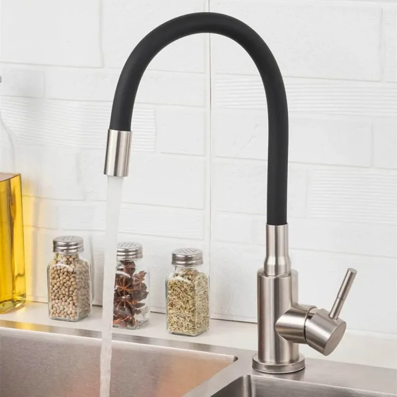 Robinet Mitigeur de Cuisine Avec Douchette Industrial Design