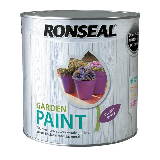 Ronseal Garden Paint 2.5L Mauve Berry