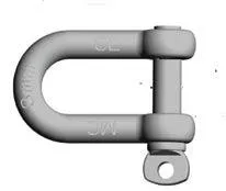 Roomy Type D Shackle Galvanised 14 mm | 4Boats