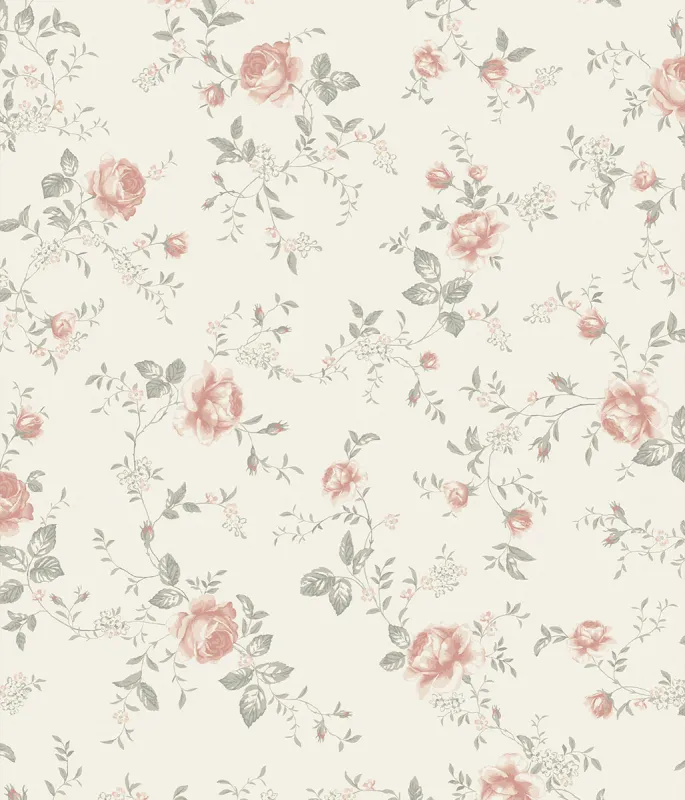 Rose Garden chalk wallpaper