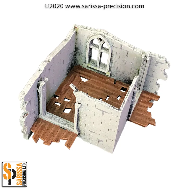 Ruined City - Level 1 Tower Corner Window and Walkways nestable