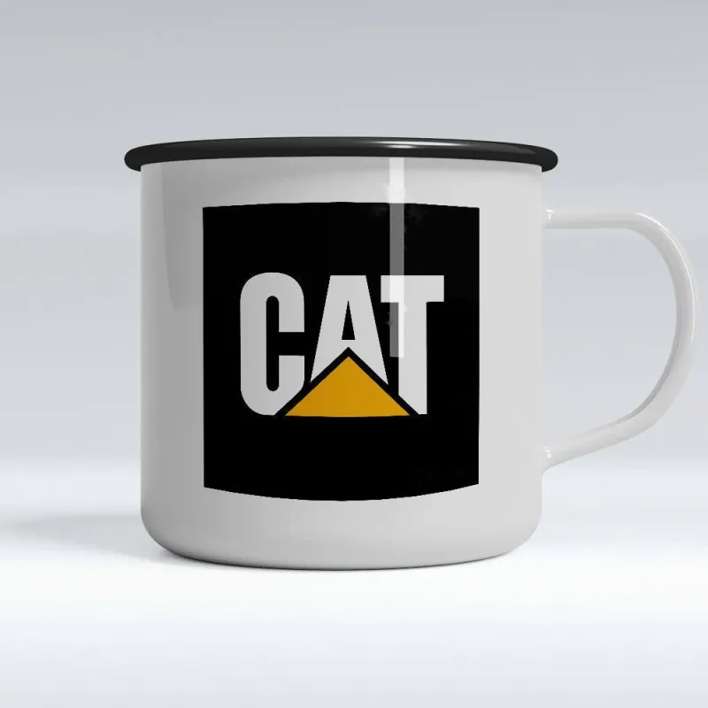 Safety Certified Caterpillar Enamel Mug