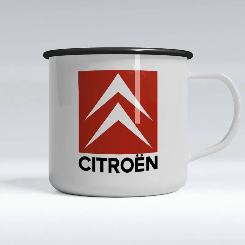 Safety Certified Citroen Enamel Mug