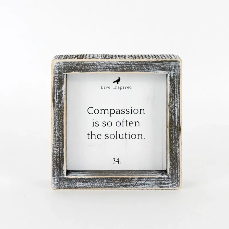 Safety Certified COMPASSION Sign