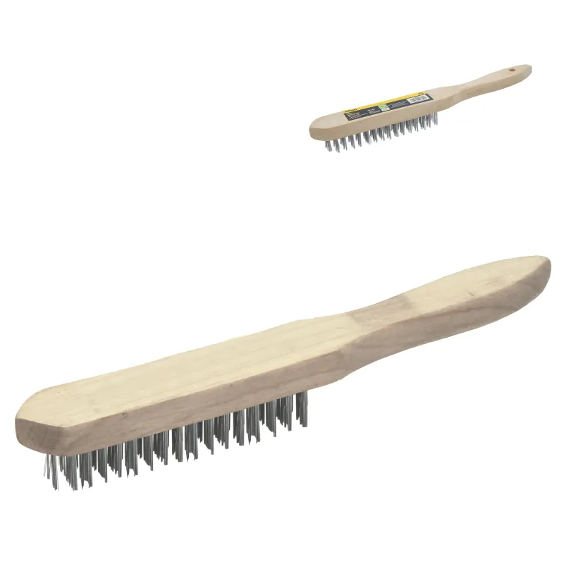 Safety Certified Four Row Wire Brush
