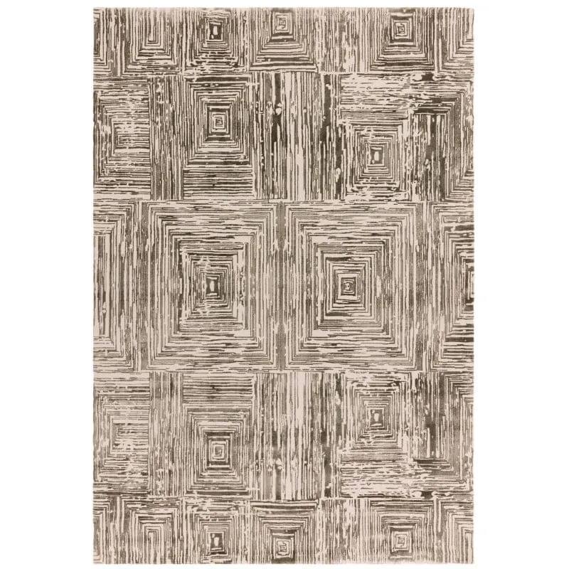 Safety Certified Kuza Portrait Khaki Rug
