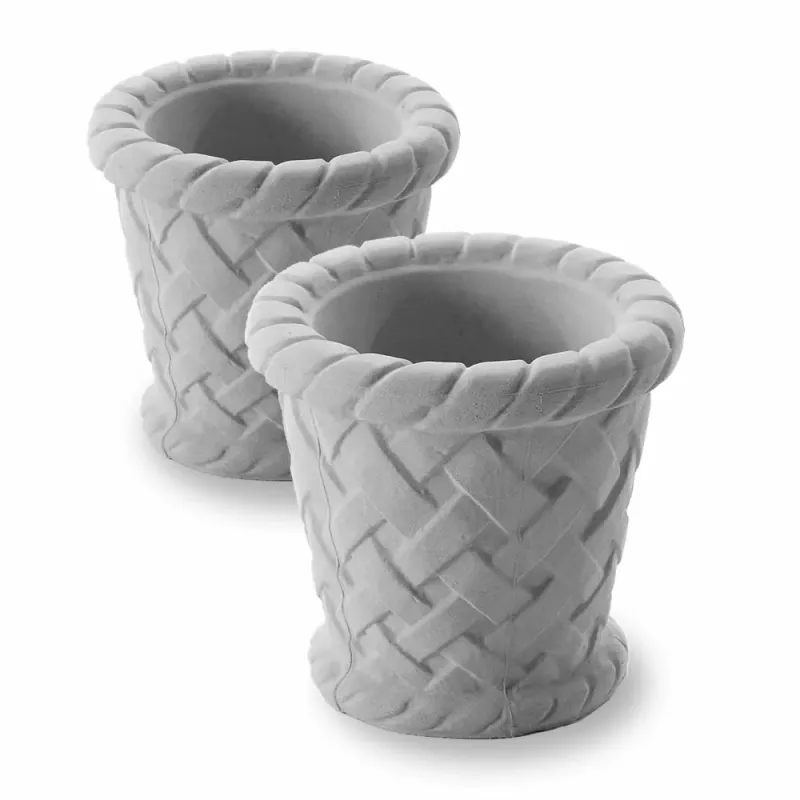 Safety Certified 2x Medium Lattice Tub Planters