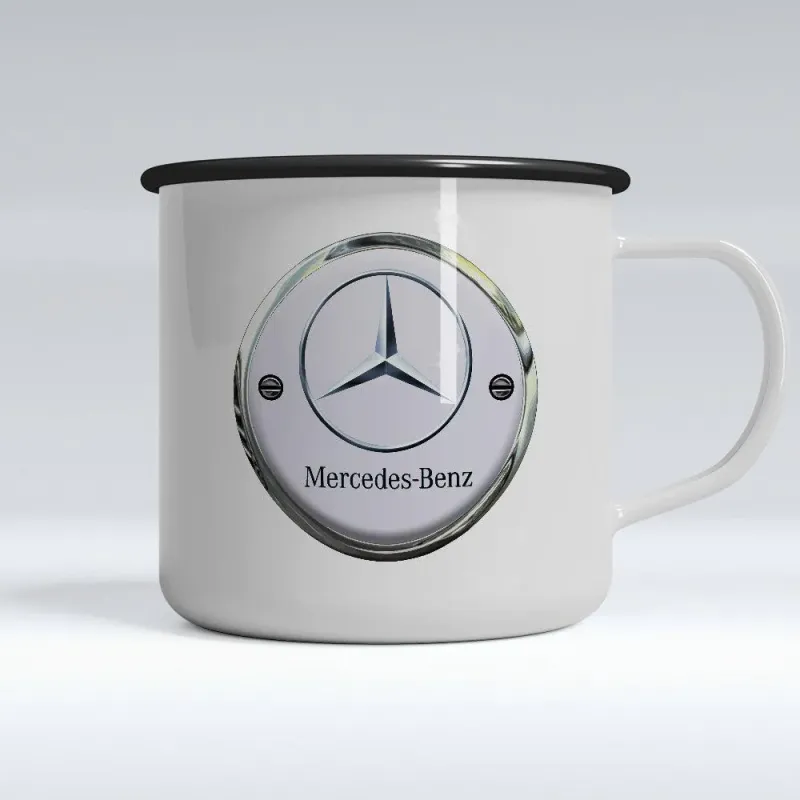 Safety Certified Mercedes Enamel Mug