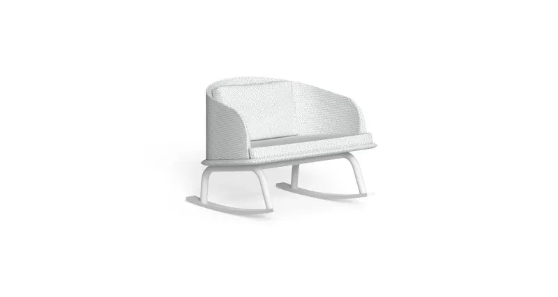 Safety Certified TALENTI | CLEOSOFT//ALU ROCKING ARMCHAIR - $5,322.00