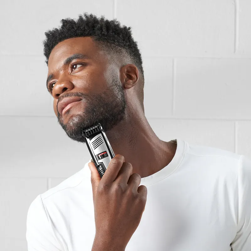 Safety Rated 20-Setting Beard and Stubble Trimmer Sharper Image