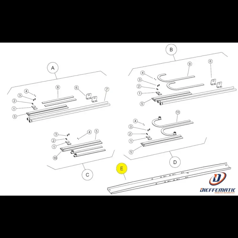 Safety Rated 756 Longherone 1.5Mt Standard Bazer Ricambio