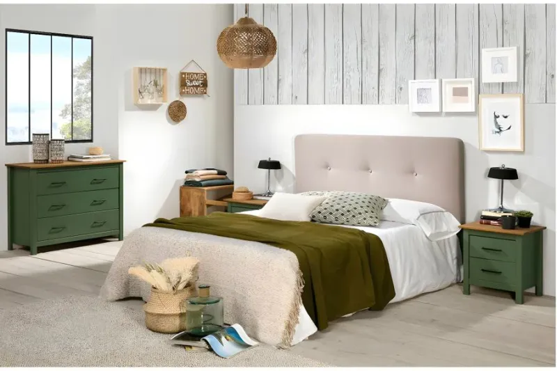 Safety Rated Commode verte