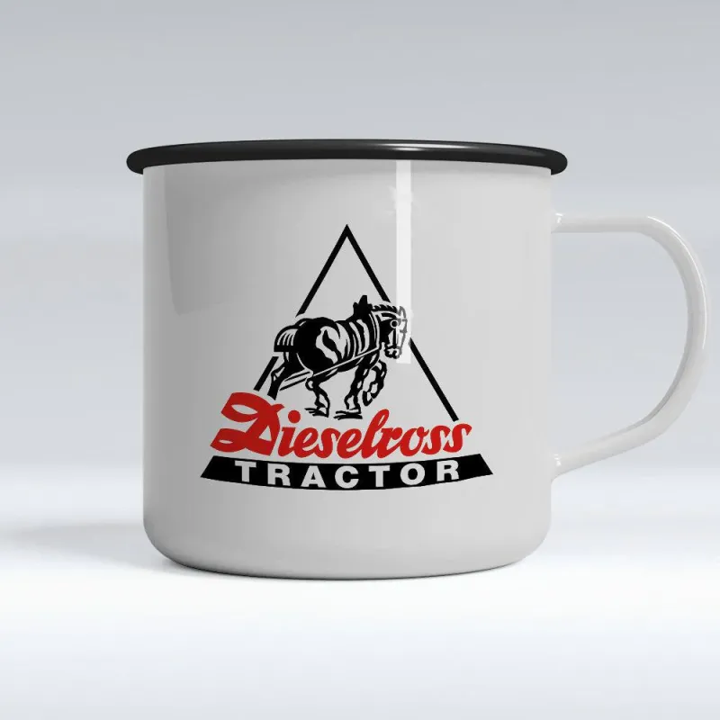 Safety Rated Dieselross Enamel Mug