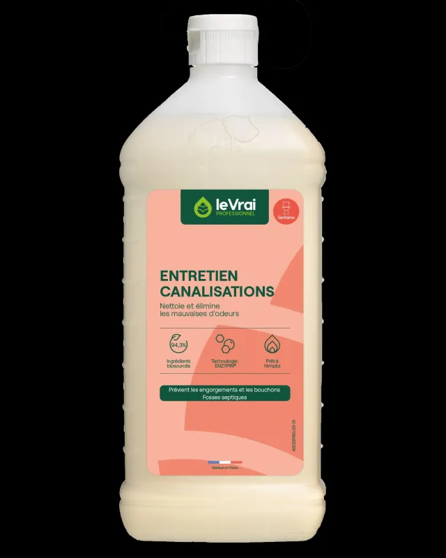 Safety Rated ENTRETIEN CANALISATIONS ET FOSSE SEPTIQUE LE VRAI PROFESSIONNEL 1L
