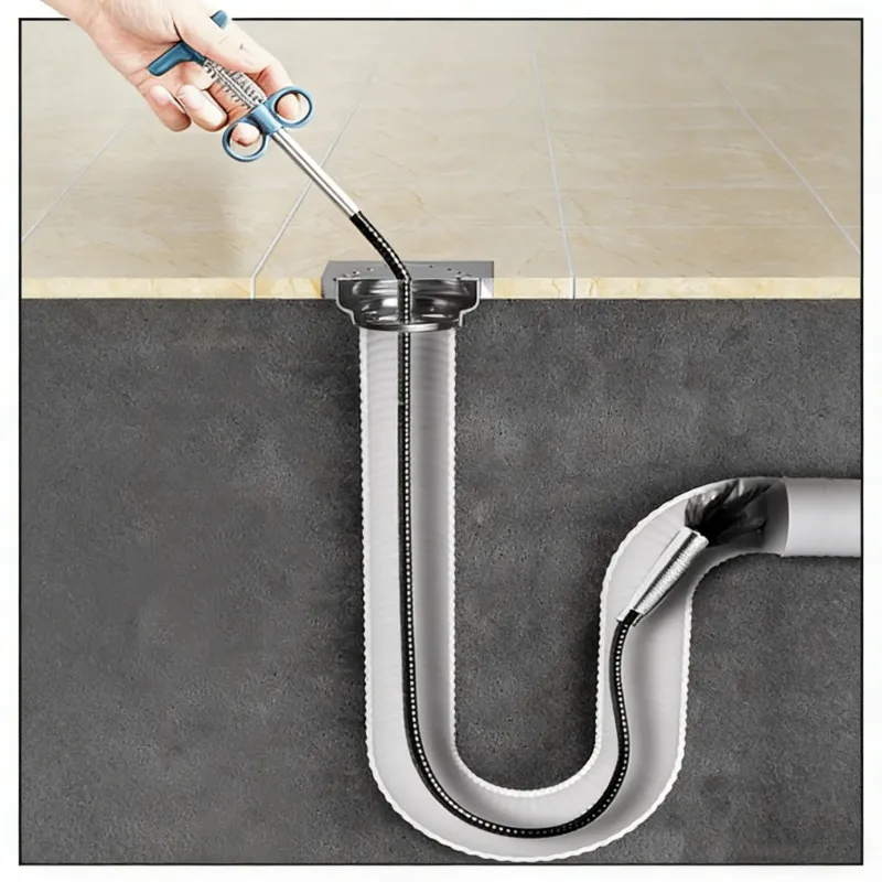 Safety Rated Manuell bedienbarer Haushaltsabflussreiniger mit vier Krallen