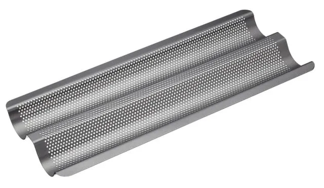 Safety Rated MasterClass Crusty Bake Non-Stick Baguette Tray
