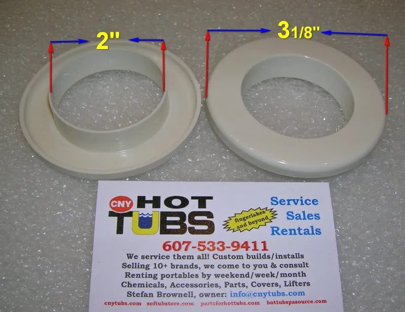 Safety Rated GG Trans-Adjustable Jet Escutcheon