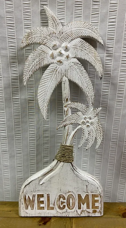 Safety Rated Welcome Palm Signs from Bali