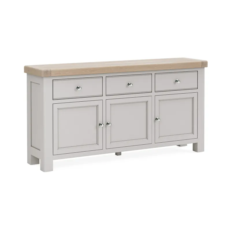Salcombe Big Sideboard - Stone Grey