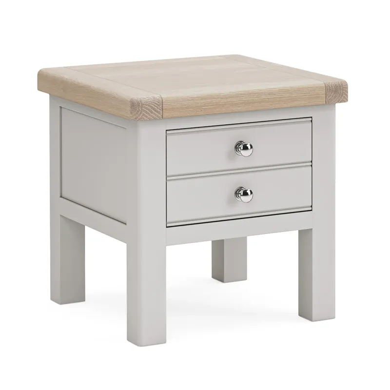 Salcombe Lamp Table - Stone Grey