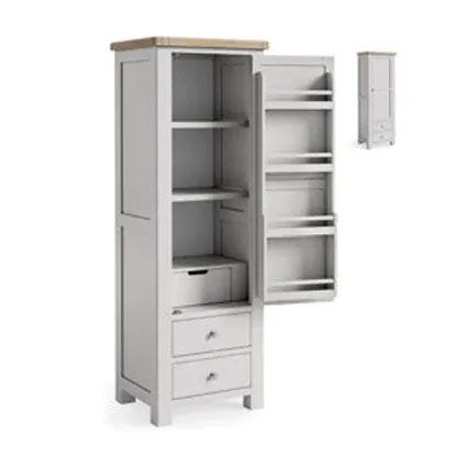 Salcombe Sole Larder Unit - Stone Grey
